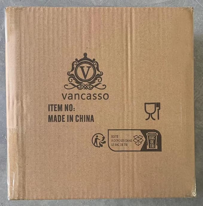 vancasso Bonita Dinnerware Sets 18 Pieces, Stoneware Dishes Set for 6, Plates and Bowls Set, Dinshwasher and Microwave Safe, Multicolor-Ruum Studio Home