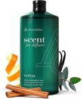 Aromaplan Hotel Scents Santal 16 Fl Oz (473ml), Home Luxury Aroma & Hotel Diffuser Oil- Hotel Diffuser Oil for Aromatherapy- USA Made, Bigger Bottle, Bolder Aroma & Longer Lasting-Ruum Studio Home