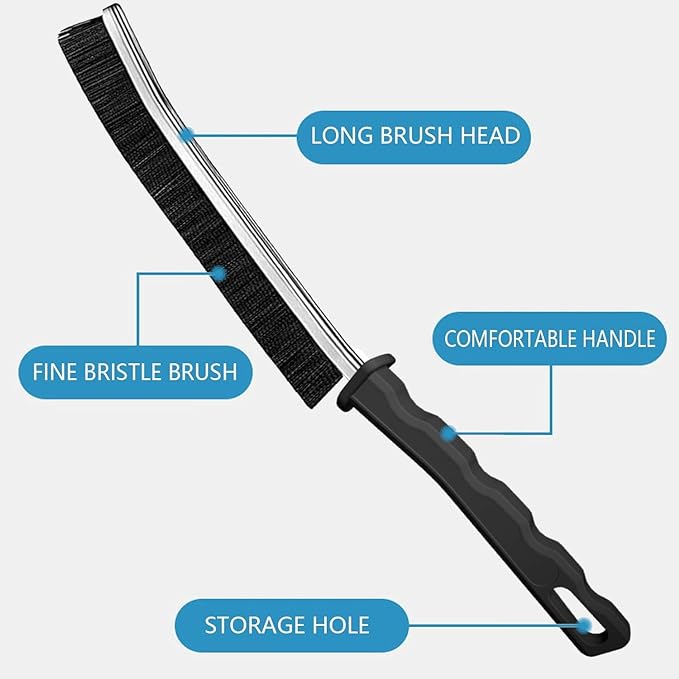 Crevice Cleaning Brush,New Multifunctional Cleaning Brush Tool, Bathroom Gap Brush, Home, Kitchen, Bathroom, Window, Vehicle, Faucets, Toilet,6Pcs-Ruum Studio Home