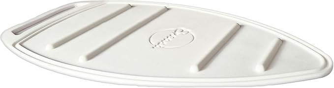 Encasa Homes Silicon Mat for Hot Iron Rest - Heat Resistant, Anti - Slip, Thicker Pad for Protecting Your Table During Ironing, Non-Burning, Machine Washable, Durable - White-Ruum Studio Home
