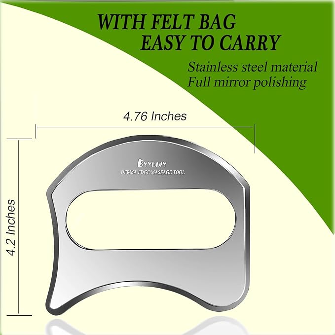 BYYDDIY Derma Edge Massage Tool,Scraping Massage Tools,Muscle Scraper Tool for Soft Tissue Mobilization,Physical Therapy Equipment for Back, Legs-Ruum Studio Home