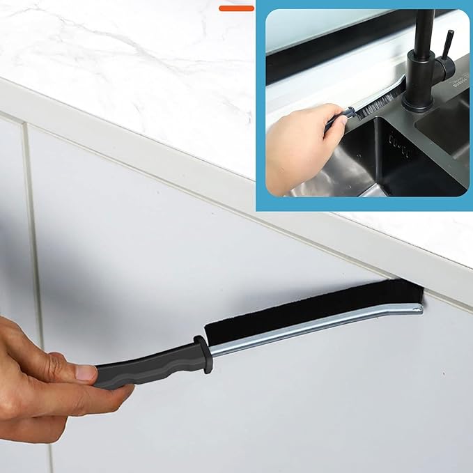 Crevice Cleaning Brush,New Multifunctional Cleaning Brush Tool, Bathroom Gap Brush, Home, Kitchen, Bathroom, Window, Vehicle, Faucets, Toilet,6Pcs-Ruum Studio Home