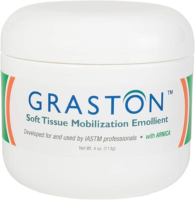 Graston Technique Arnica Soft Tissue Emollient - 4oz Jar Pro-Grade Therapy Cream for IASTM, Massage, Relief and Recovery, 1-Pack-Ruum Studio Home
