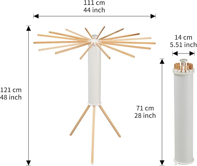 Clothes Drying Rack Tripod,Laundry Hanger Dryer Rack,Portable Drying Rack,Outdoor Clothes Rack-Drying Rack Clothing Laundry Bedroom Household Wooden-16rods-Ruum Studio Home