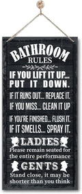 Rustic Bathroom Decor, Western Bathroom Decor, Funny Bathroom Signs Wall Decor, Bathroom Decor, Farmhouse Bathroom Decor, Country Bathroom Decor, Bathroom Signs, Bathroom Rules Wall Décor A1-Ruum Studio Home