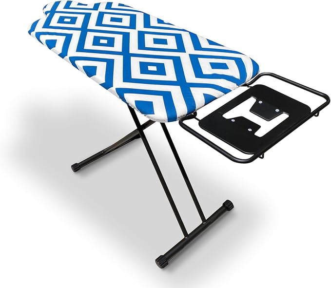 Extra Large Ironing Board Replacement Cover (Blue Rhombus)-Ruum Studio Home