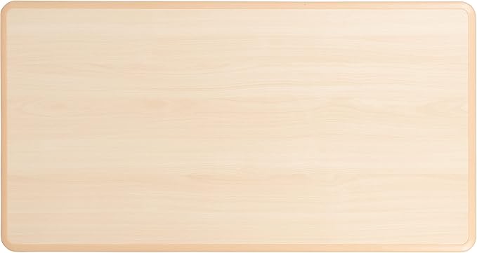 Flash Furniture Wren Adjustable Classroom Activity Table for School and Home, Plastic Activity Table for Kids, 23.625" W x 47.25" L, Natural-Ruum Studio Home