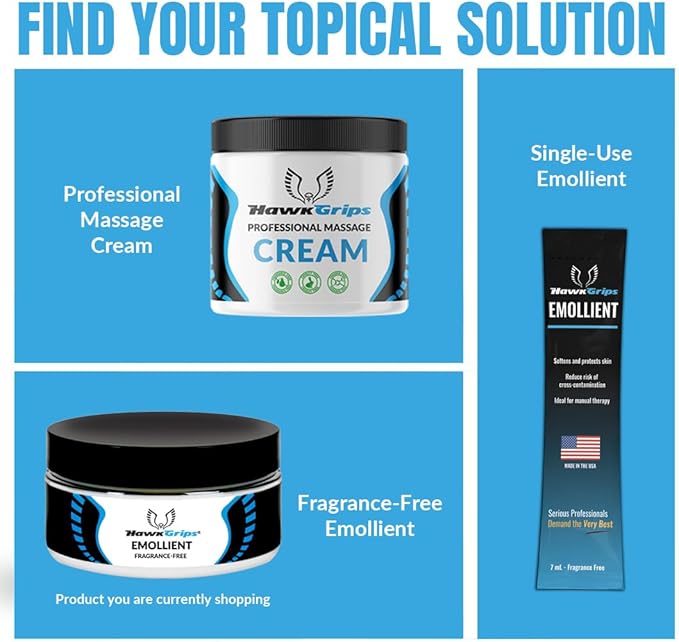 8oz Massage Emollient, Unscented, Emollient for IASTM and Massage, Soft Tissue Mobilization & Lubrication for Massage Therapy, Shea Butter, Oil Based, Vegan, Cream Alternative, Pack of 5-Ruum Studio Home