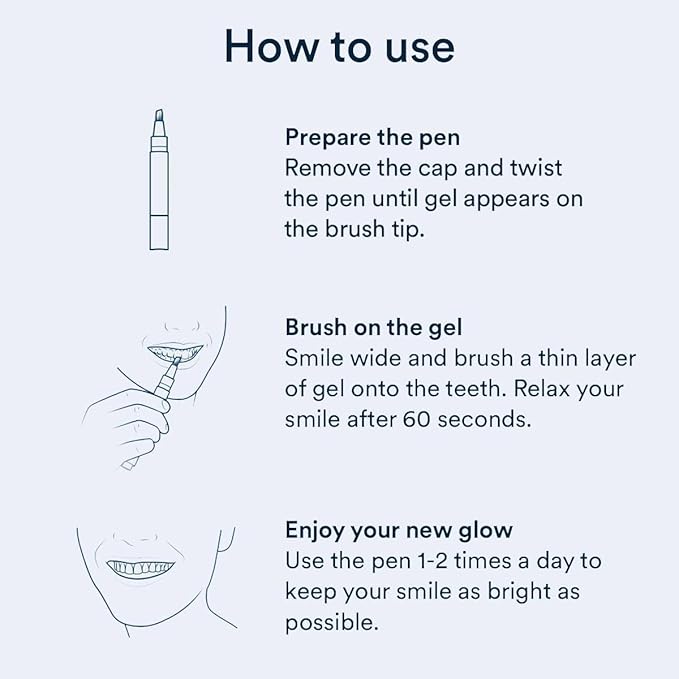 Auraglow Extra Strength Teeth Whitening Pen, 9% Hydrogen Peroxide, 40+ Whitening Treatments, Whitens Teeth Fast, No Sensitivity, 4mL-Ruum Studio Home