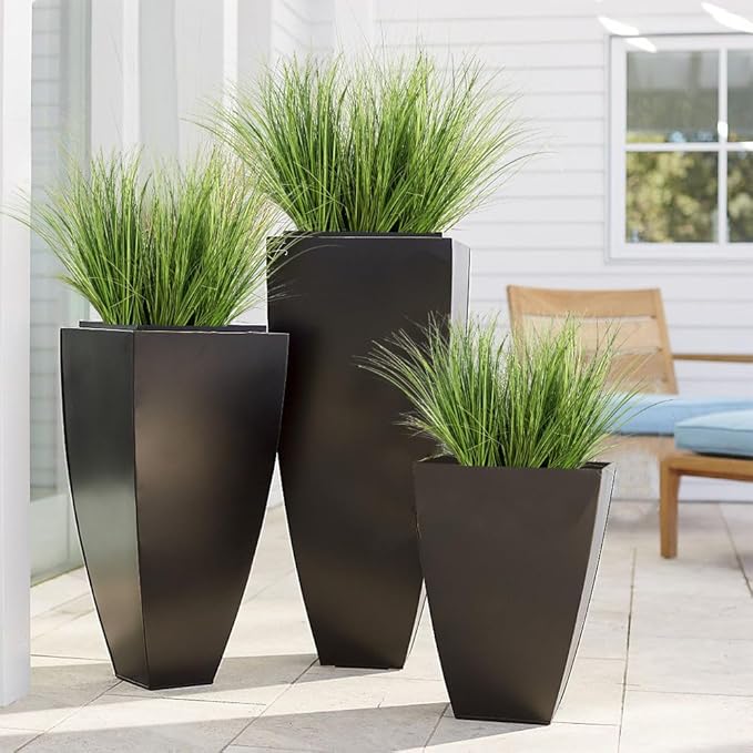 Melorca&Guilla Artificial Plants 6PCS 25.5“ Fake Tall Onion Grass,Faux Grass Plant,Artificial Grass Greenery Shrubs Bushes for Garden Porch Window Box Shop Office Home Décor-Ruum Studio Home
