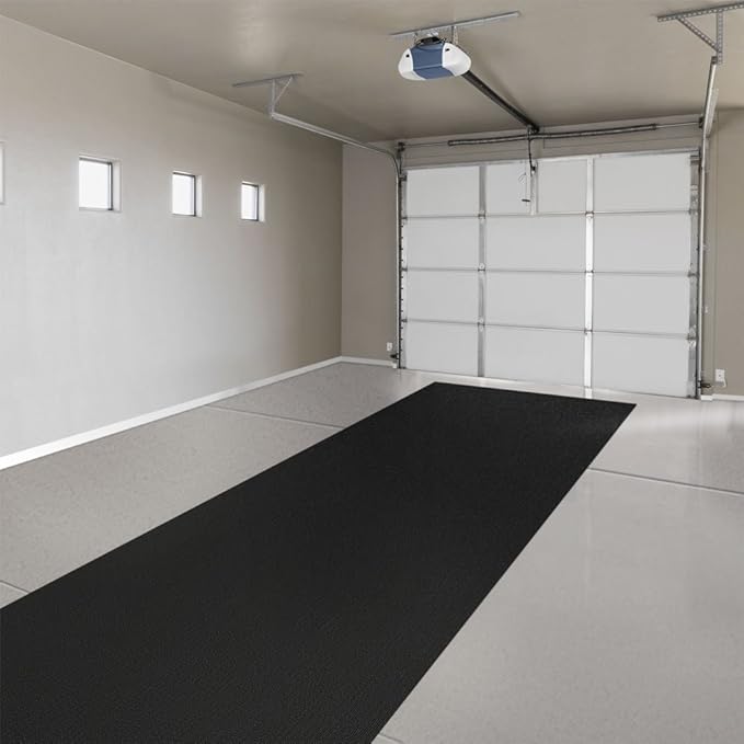 House, Home and More Indoor Outdoor Carpet with Rubber Marine Backing - Black - 6 Feet x 25 Feet - Durable, UV-Resistant - Adds Color and Comfort to Your Deck, Patio or Other Outdoor Rug Space.-Ruum Studio Home