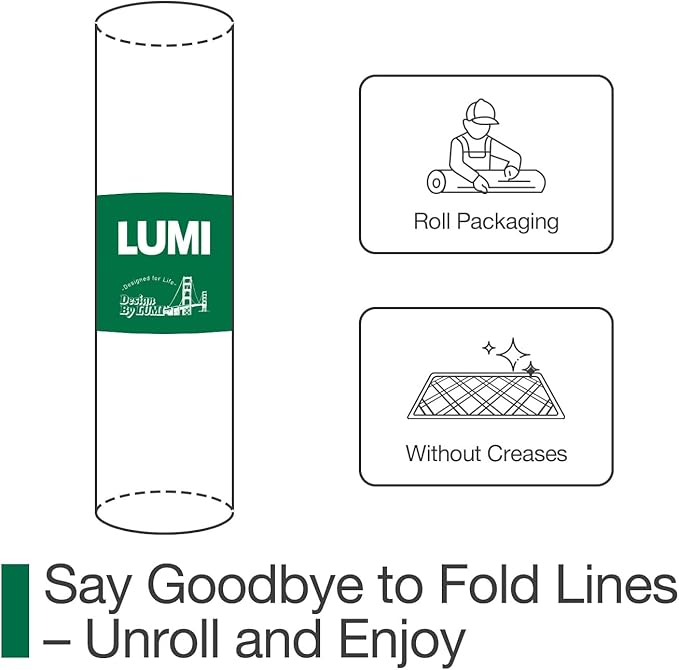LUMI Ultra Thin Door Mat for Entryway,18"x59" Low Profile Non Slip Rubber Backing Indoor Doormat, Easy Clean Welcome Entrance Mat for Inside House, Patio,Light Grey-Ruum Studio Home
