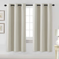 H.VERSAILTEX Blackout Curtains for Bedroom Thermal Insulated Room Darkening Living Room Curtains 72 Inch Long Grommet Privacy Protection Window Curtain Panels/Drapes for Nursery,2 Panels,Ivory/Cream-Ruum Studio Home