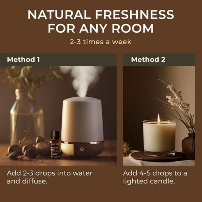 Gya Labs Cypress Essential Oil for Diffuser - 0.34 Fl Oz - 100% Pure Natural Cypress Oil for Aromatherapy & Candle Making Scent-Ruum Studio Home