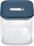 Caraway 2.5qt Glass Airtight Food Storage Container with Lid – Non-Toxic, BPA-Free Kitchen Storage Container – Stackable, Space-Saving Airtight Container for Dry Goods and More - Navy-Ruum Studio Home