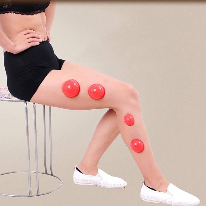 12 Pcs Silicone Massage Cupping Set Vacuum Cupping Cans Acupuncture Cupping Therapy Set Professional Body Massage Suction Cup Cupping Therapy Pain Relief Muscle Health Relaxation-Ruum Studio Home