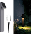 Solar Walkway Light, Dimmable Metal Solar Pathway Light Outdoor IP65 Waterproof, 3000K 500LM Solars Yard Lights for Yard Garden Patio Landscape Lawn-Ruum Studio Home