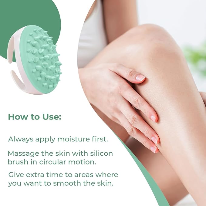 Anti Cellulite Massager Roller - Anticellulite Fascia Blaster for Cellulite Remover - Improves Blood Flow Use Cellulite Brush & Cellulite Roller with Cream or Oil for Cellulite Treatment-Ruum Studio Home