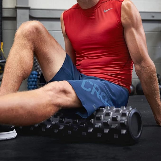 RumbleRoller Original Textured Foam Roller - Deep Tissue, Self Myofacial Release Massage Therapy Roller-Ruum Studio Home