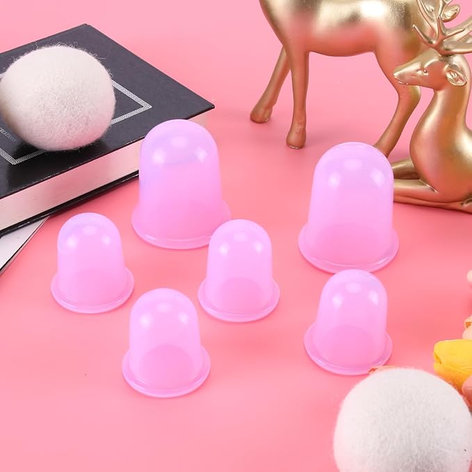 Silicone Cupping Therapy Set - Cupping Kit for Massage Therapy - Cellulite Remover Cupping Set - Anti Cellulite Cup Massager, Vacuum Suction Massage Cups for Cellulite Reduction-Ruum Studio Home