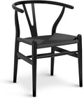 POLY & BARK Weave Chair in Pitch Black-Ruum Studio Home