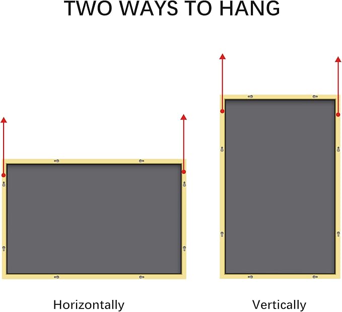 36x48inch Bathroom Mirror, Gold Rectangle Mirror with Thin Metal Frame, Large Rectangular Wall Mirrors for Bathroom, Living Room, Hair Salon, Big Farmhouse Mirror Hang Horizontal/Vertical-Ruum Studio Home