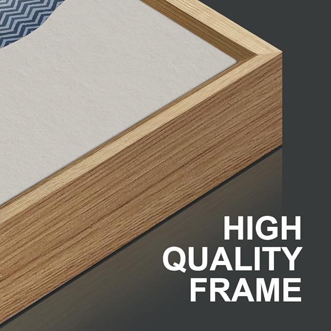 SIGNINART Large Abstract Framed Canvas Wall Art Set of 3, Minimalist Boho Line Art Prints, Modern Neutral Aesthetic Wall Decor, Blue and White Art Paintings for Living Room, Bedroom, Office 16"x24"-Ruum Studio Home