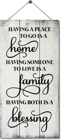 Having Somewhere to Go Decor Sign, Printed Wood Wall Art Sign, Housewarming Gifts, Funny Home Signs Decor, Hanging Wood Sign Home Decorative, Rustic Farmhouse Wood Sign Decor Wall Art 12x6 in-Ruum Studio Home