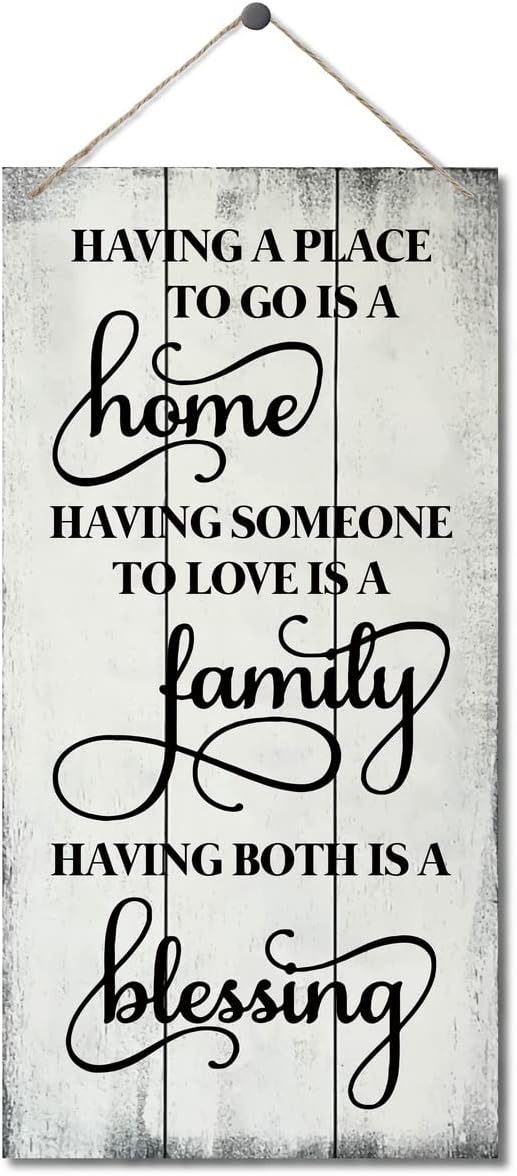 Having Somewhere to Go Decor Sign, Printed Wood Wall Art Sign, Housewarming Gifts, Funny Home Signs Decor, Hanging Wood Sign Home Decorative, Rustic Farmhouse Wood Sign Decor Wall Art 12x6 in-Ruum Studio Home