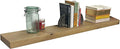 joelsantiques - 48 Inch Wooden Floating Shelves for Wall - 48x8x2 in - Made of Natural Wood - Long Heavy Duty Rustic Wall Shelves for Bedroom - Perfect for Living Room, Kitchen - Natural-Ruum Studio Home