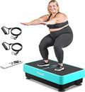 POWET Vibration Plate Exercise Machine for Weight Loss, Woukout & Lymphatic Drainage – Whole Body Vibrating with 99 Speed Levels & 5 Pre-Set Modes – Supports Up to 400lbs, Ideal for Home Use-Ruum Studio Home