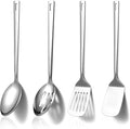 Homquen Stainless Steel Kitchen Utensils Set 4pcs, Cooking Utensils Set, Kitchen Tools Spatulas Set, Cooking Spoons, Home Essentials Kitchen Gadgets Accessories-Ruum Studio Home