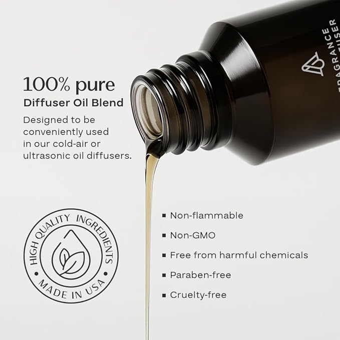 Aromaplan Hotel Scents Inspired by Baccarat Rouge, 1.7 Fl Oz (50 ml)- Home Luxury Aroma & Hotel Fragrance Essential Oil for Aromatherapy- USA Made, Bolder Aroma & Longer Lasting-Ruum Studio Home