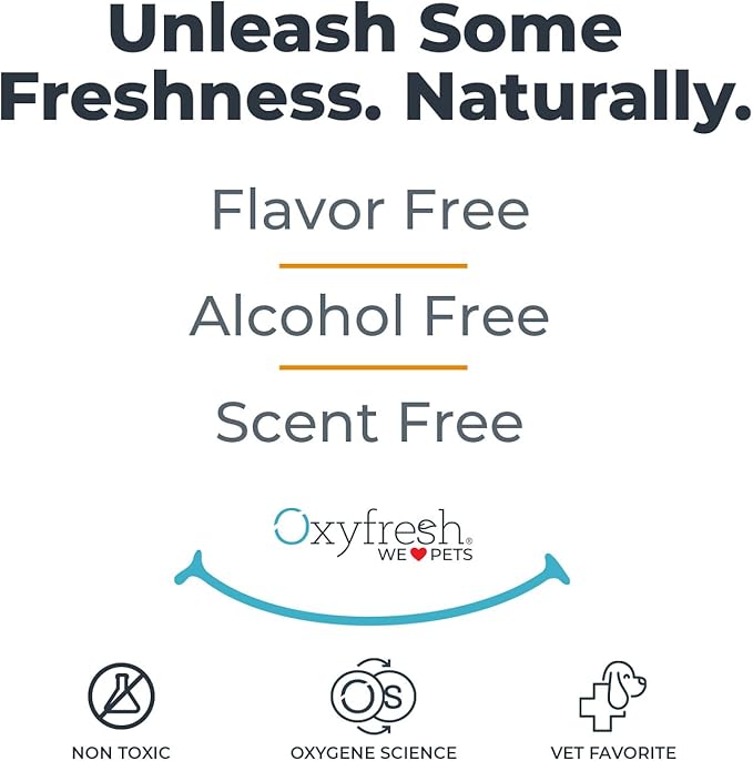 Oxyfresh Advanced Pet Dental Spray – Instant Dog and Cat Fresh Breath: Easiest No Brushing Pet Dental Solution for Dogs and Cats – Best Way to Fight Plaque, Keep Teeth & Gums Healthy, 8oz.-Ruum Studio Home