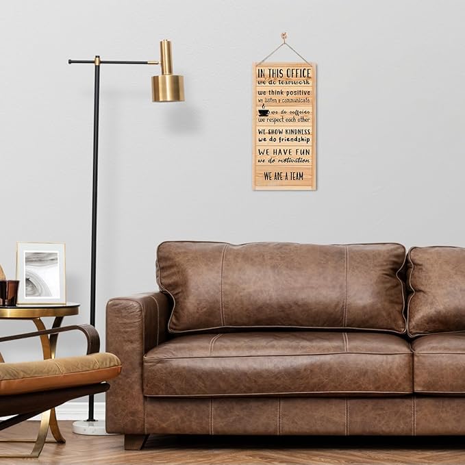 We Are A Team Motivational Quote Sign, In Office quote, Hanging wooden Sign, Gift for Leader Inspiring H1-Ruum Studio Home
