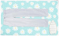 Encasa XO Ironing Mat/Pad (Large 48"x28") with 3mm Padding & Silicone Iron Rest for Steam Pressing on Tabletop or Bed - Heat Resistant, Portable, Quilting & Travel Blanket - Daisy Blue-Ruum Studio Home