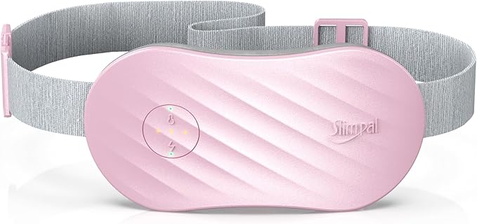 Slimpal Portable Heating Pad for Cramps, FSA HSA Eligible, Rechargeable Electric Heat Belt for Period Pain Relief, Menstrual Heated Pad Birthday Gifts for Women and Girls, Pink-Ruum Studio Home