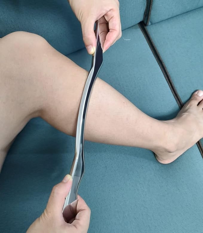 Muscle Scraper Stainless Steel Gua sha Scraping Massage Tool IASTM Tools Great Soft Tissue Mobilization Tool(Long bar)-Ruum Studio Home