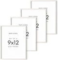 HAUS AND HUES Standalone White Oak Frame Set of 4-9x12-Ruum Studio Home