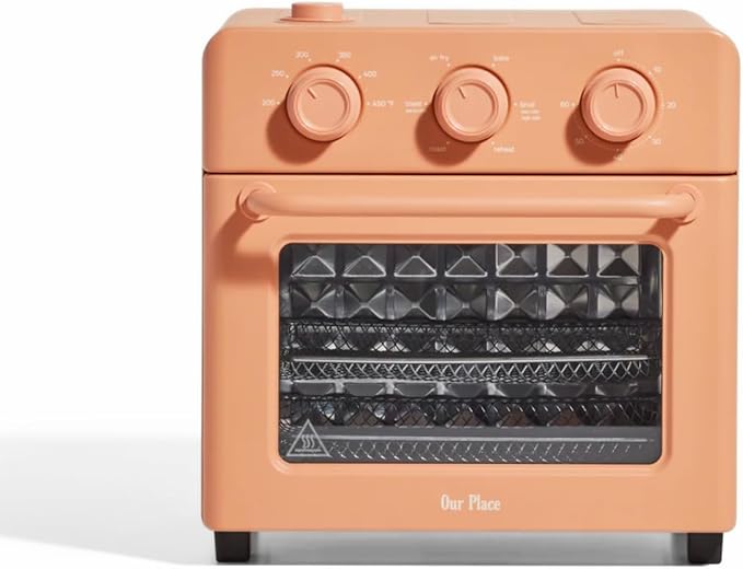 Our Place Wonder Oven | 6-in-1 Air Fryer & Toaster Oven with Steam Infusion | Compact, Countertop Friendly, Fast Preheat, Multifunctional | Air Fry, Toast, Roast, Bake, Reheat & Broil | Spice-Ruum Studio Home