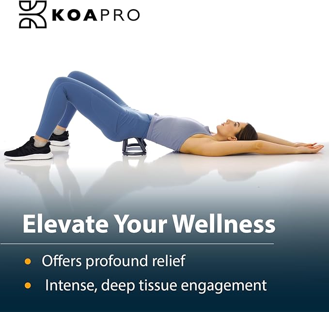 KOAPRO Psoas and Hip Hook Release Tool for Iliacus and Hip Flexor; Alleviate Pain and Tension, Targeted Deep Tissue Massager for Back, Core, Iliopsoas, Piriformis etc., Boost Relief and Recovery-Ruum Studio Home