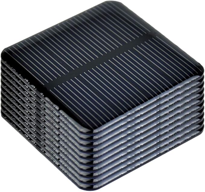 SUNYIMA 10pcs Mini Monocrystalline Solar Cells Solar System Kit 50mm X 50mm/1.96" X 1.96" 2V 160MA for DIY Charge Solar Panels-Ruum Studio Home