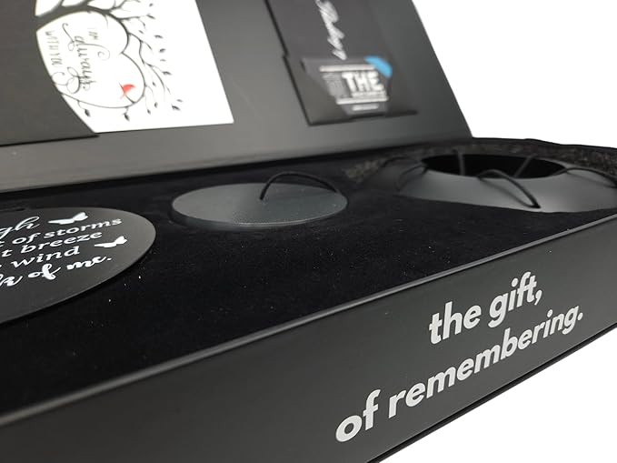 The Wind Chime CO Deep Tone Sympathy Wind Chime with 6 Andonized Aluminum Tubes Tuned Soothing Melody, Memorial Wind Chimes for Outside Decoration (Patio, Graden, Yard) 40"-Ruum Studio Home