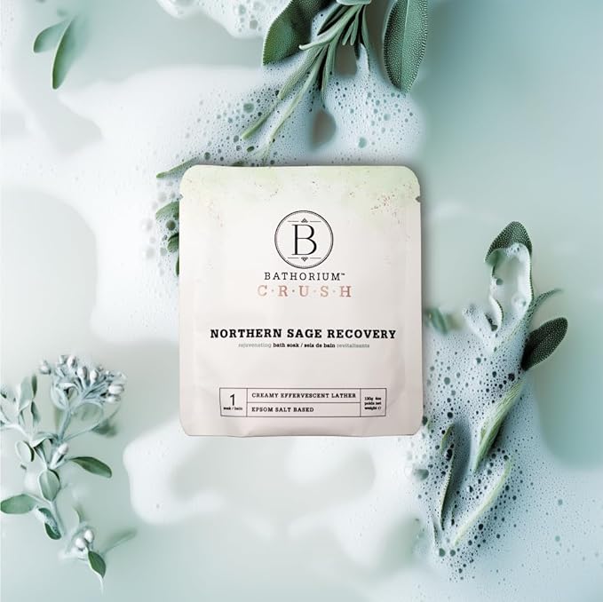 Bathorium Crush 8-Pack Signature Discovery Set, Luxury Bath Soaks, Dead Sea Salt, Epsom Salt, pH Balanced for Women, Gift Set, Each Soak is 4 oz-Ruum Studio Home