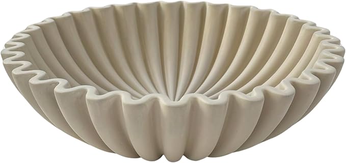 OAKOA Concrete Decorative Bowl - Organic Modern Home Decor Bowl - Decorative Objects - Cement Fruit Bowl - Modern Organic Home Decor-Ruum Studio Home