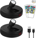 Cordless Spotlight Battery Powered, Indoor Plant Spot Light, Rechargeable Picture Lights with Remote, LED Accent Lighting, Dimmable Display Uplight for Tree Dartboard Decor Painting Art Photo-Ruum Studio Home