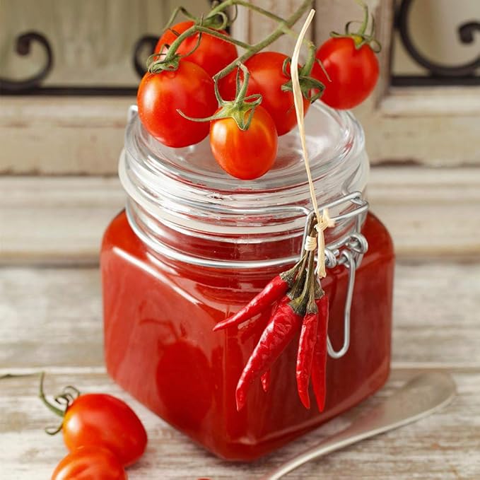 Spice Jars, 12 Pack 4oz Small Glass Jars with Airtight Hinged Lid, With 12 Spice Labels & Silicone Funnels, Airtight Glass Jars for Spices, Art Craft Storage (12 Pack)-Ruum Studio Home