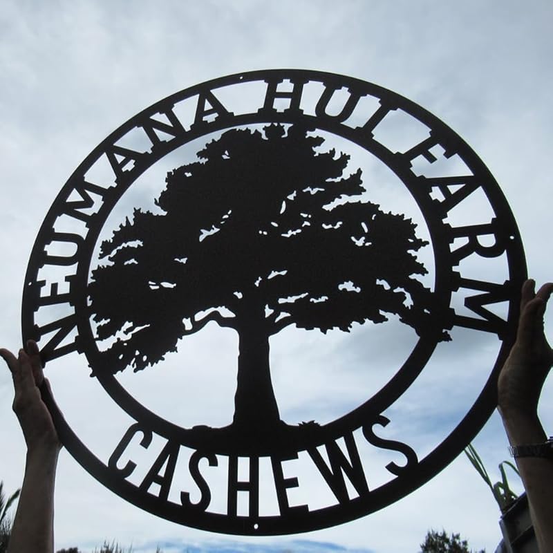 RealSteel, Tree of Life, Oak Tree Family Monogram, Custom Metal Signs, Personalized Wall Art, Split Letter Monogram, Metal Wall Decor, Last Name Sign, Family Name Sign, Dad Gift, Outdoor Garden Decor-Ruum Studio Home