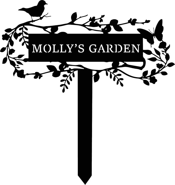 Customized Bird Names Garden Metal Stake Sign, Patio & Lawn Decor-Ruum Studio Home
