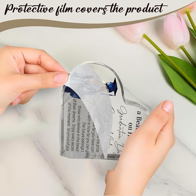 Graduation Gift 2025 Graduation Gifts Cool Graduation Gifts Gifts College Graduation Gifts Graduation Gifts For Her High School Graduation Gifts Personalized Graduation Gifts Acrylic Heart for Her-Ruum Studio Home